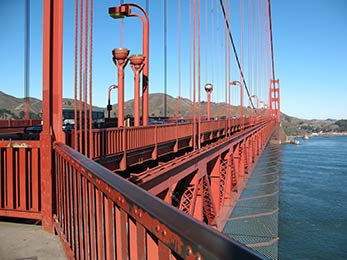 Golden Gate Bridge suicide barrier